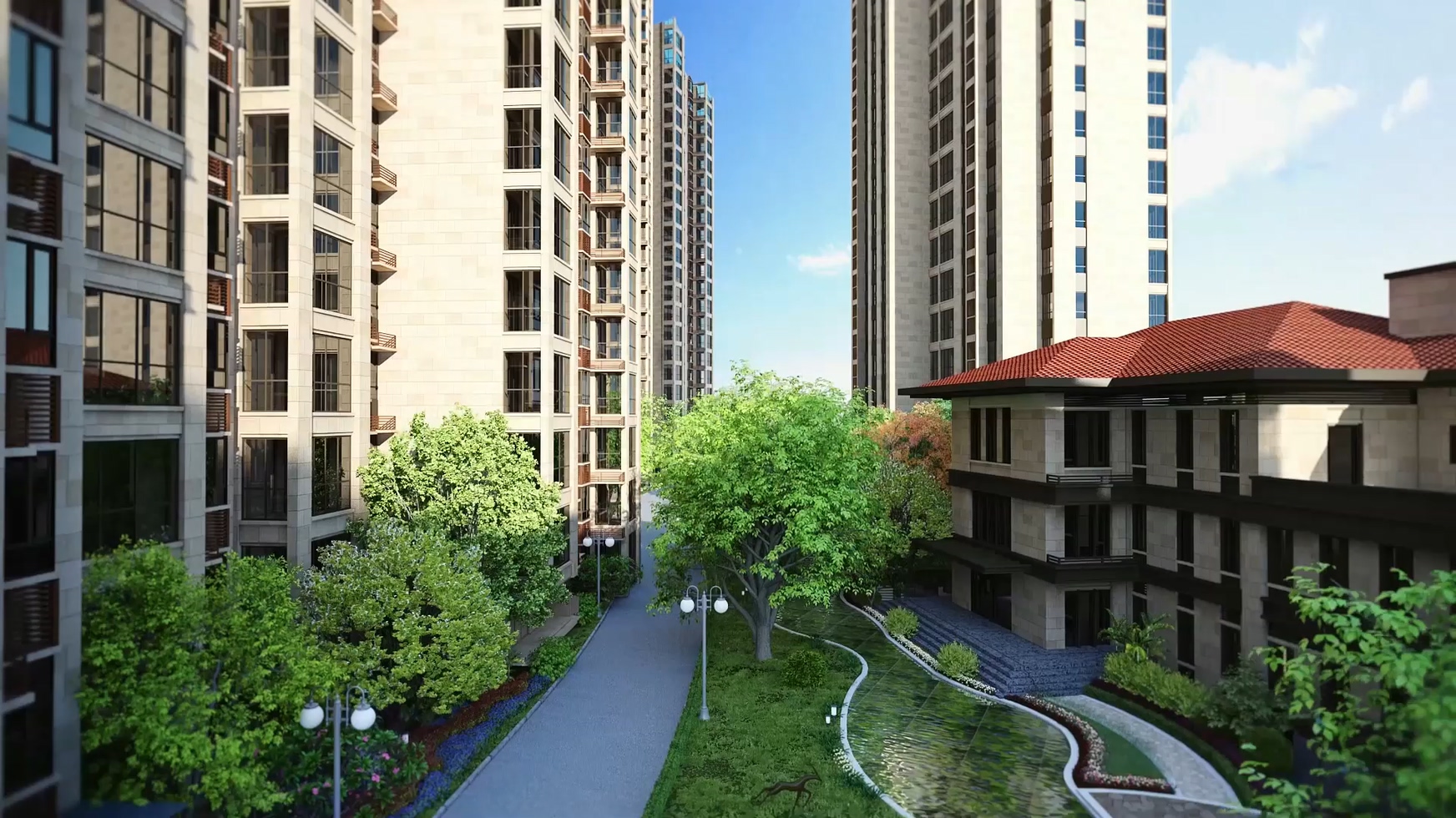 美地樓盤三維建筑動畫